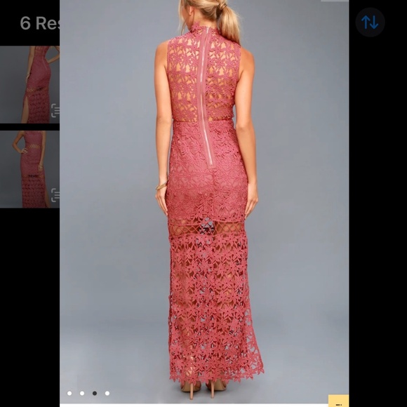 Keepsake Pink Lace Dress - Picture 2 of 8